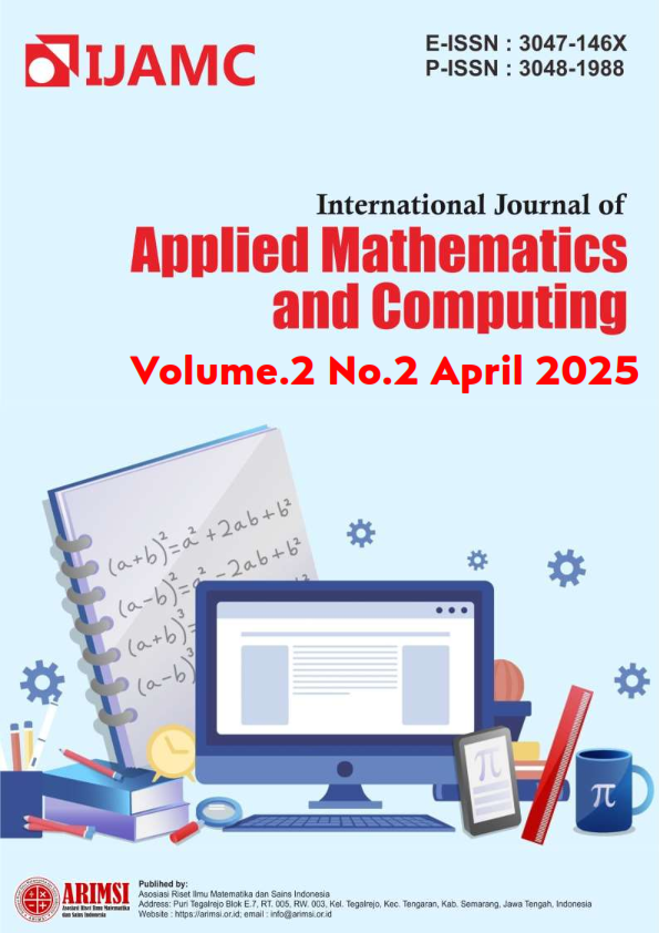 					View Vol. 2 No. 3 (2025): July : International Journal of Applied Mathematics and Computing
				